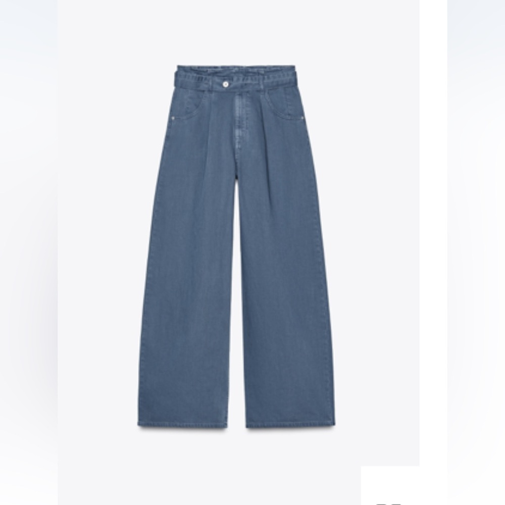 Brand New Zara Flare Jeans in Classic Blue